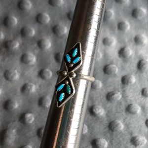 Native American Made Turquoise/Sterling Ring